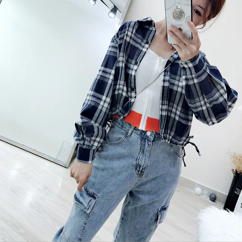 Корейская версия джинсы женские женские брюки женские боковые двойные карманы одежда для женщин свободные джинсы с высокой талией