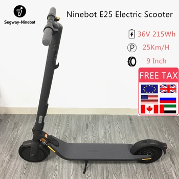 

2020 Newest Original Ninebot E25 KickScooter foldable Smart Electric Scooter Triple brake two wheels Skateboard With Ninebot APP
