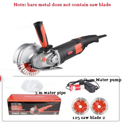 Double saw blade 125 Автоматический долбежный станок, электрическая циркулярная пила, алмазная пила, режущий станок, вращающееся лезвие, многофункциональный режущий инструмент, Новинка - Цвет: Double saw blade 125