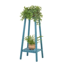 Двухслойный цветочный горшок для гостиной, двухслойный, однослойный, однослойный, из твердой древесины