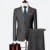 Классический Мужской Костюм Комплект 2021 High-end Customized Solid Color Slim Business Dress Жених Свадебная Одежда Высокое Качество Смокинг /2шт