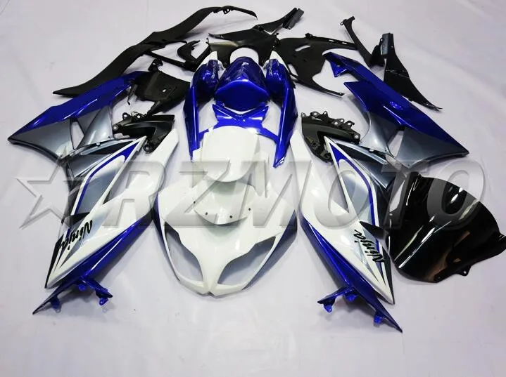 Литьевая Форма ABS Обтекатель Набор подходит для Kawasaki ZX6R 2009 2010 2011 2012 Обтекатели ZX-6R 09 10 11 12 ниндзя 636 синий хороший