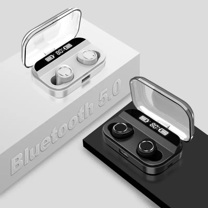 Bluetooth 5,0 наушники Шум шумоподавления наушники-вкладыши наушники спортивные наушники с зарядный чехол