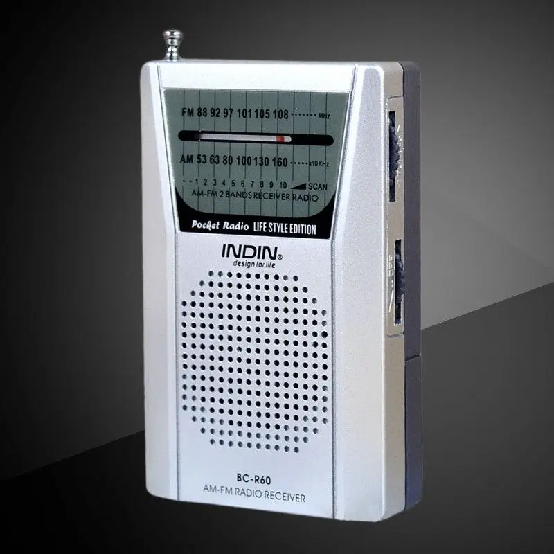 Радио портативный карманный цифровой AM/FM стерео Встроенный динамик универсальная телескопическая антенна мини коротковолновой приемник R60 радиоприемники Лидер продаж