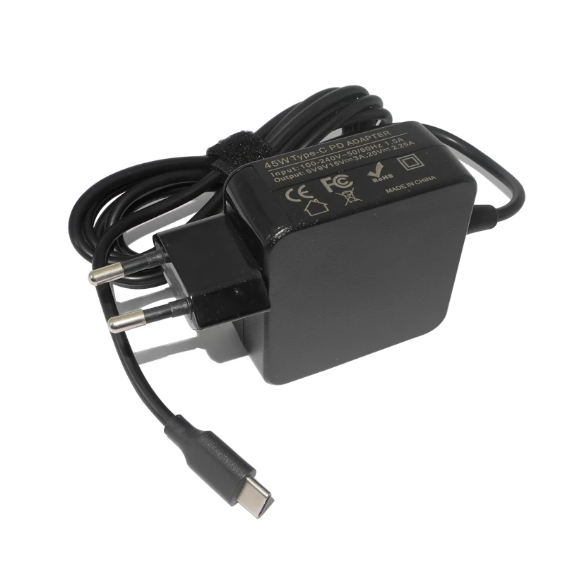 5V 15V 3A 20V 2.25A 45 Вт Тип usb C PD Мощность адаптер ноутбука мобильного телефона Зарядное устройство для lenovo Hp Dell huawei Тетрадь Питание