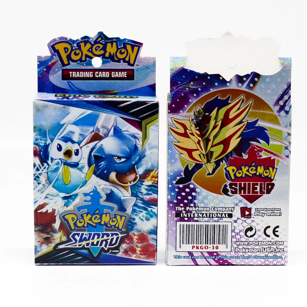 25 шт. Pokemon GO карты GX кроссовки TGA TEAM BREAK 3D флэш-карты меч и щит Grookey Scorbunny коллекционный Подарок детская игрушка