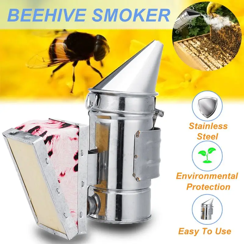 

Mini Beekeeping Smoker Stainless Steel Manual Bee Smoke Transmitter Kit Beekeeping Tool Apiculture Tool Smoke Sprayer