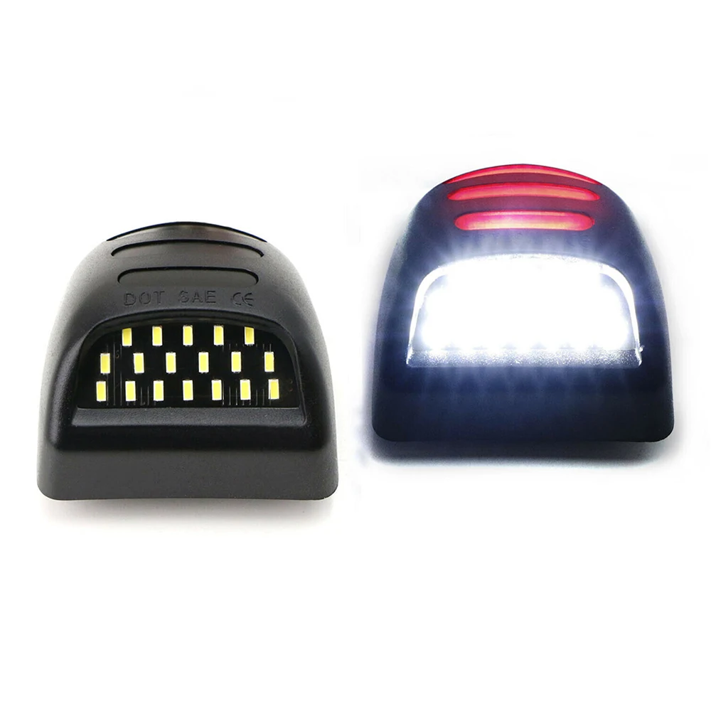 2 шт. светодиодный 12 В номерной знак светильник сборки лампы автомобильные