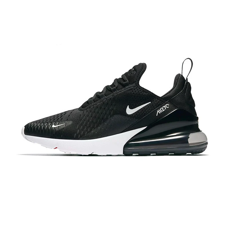 Оригинальные женские кроссовки для бега Nike AIR MAX 270, черные Нескользящие износостойкие легкие спортивные кроссовки AH6789, лидер продаж