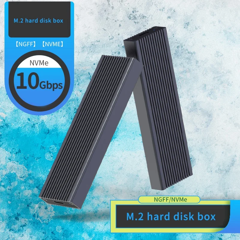 M.2 NVMe SSD корпус алюминиевый теплоотвод к USB Type C 3 1 SDD 10 Гбит/с подходит M Key B + ключ