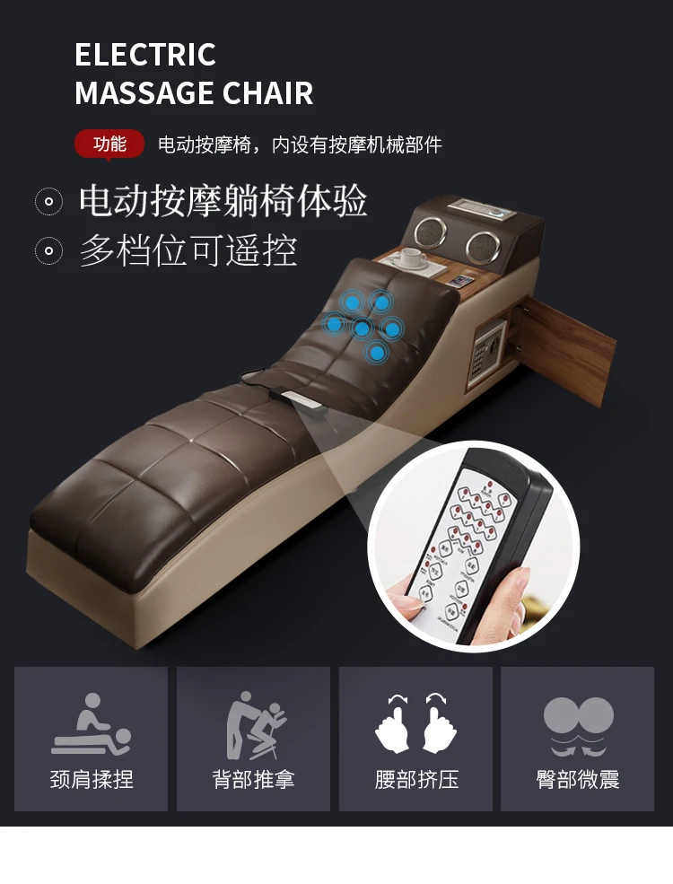 real genuine leather bed with massage /double beds frame king/queen size bedroom furniture camas modernas muebles de dormitorio