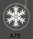seal snowflake 75 Новая снежинка Счастливого Рождества воск печать штамп деревянная ручка, сделай сам для скрапбукинга, для воска штамп Медная головка, винтажный подарок высокое качество 139 - Цвет: seal snowflake 75
