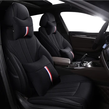 

KADULEE Custom FLAX car seat cover set For MINI COOPER MINI ONE PACEMAN CLUBMAN COUNTRYMAN COUPE Automobiles Seat Covers cars