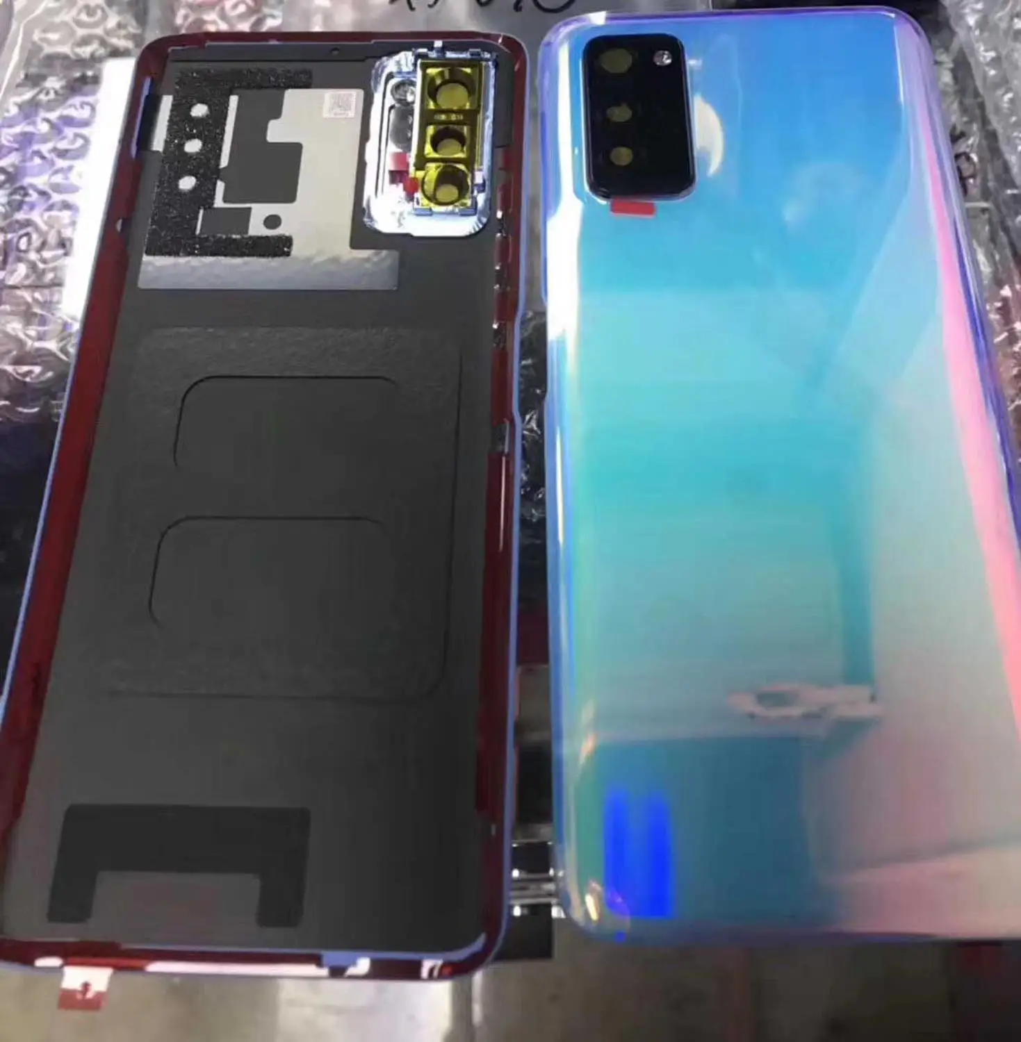 6,57 ''для huawei Honor V30 для huawei Nova 6 Nova6 стеклянная задняя крышка для батареи Корпус+ стеклянный объектив+ камера+ наклейка