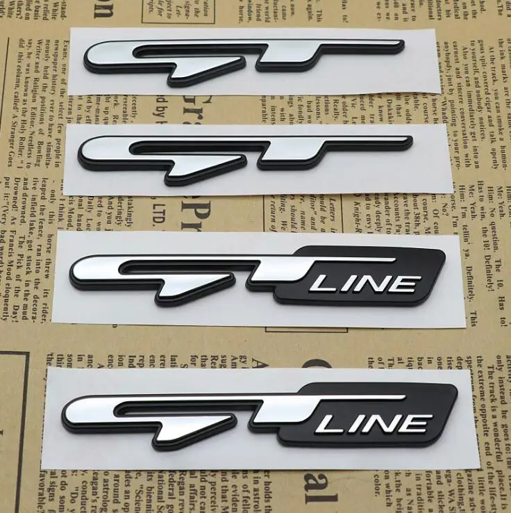 Car Sticker GT Line Letters Decals for VW Volkswagen polo passat b5 golf 4 5 6 jetta mk6 tiguan Gol CrossFox Eos | Автомобили и