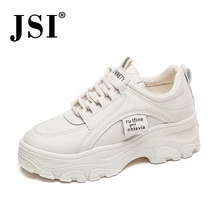JSI New Fashion Women Flats Cross-Tied Lace-Up High Quality Breathable Chunky Heel Anti-Slippery Shoes Comfortable Sneakers JY99 JSI New Fashion Women Flats Cross-Tied Lace-Up High Quality Breathable Chunky Heel Anti-Slippery Shoes Comfortable Sneakers JY99