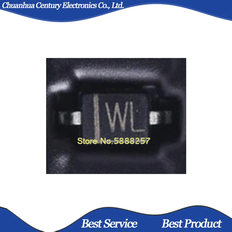 

50 Pcs/Lot BZT52C18S WL SOD323 New and Original In Stock