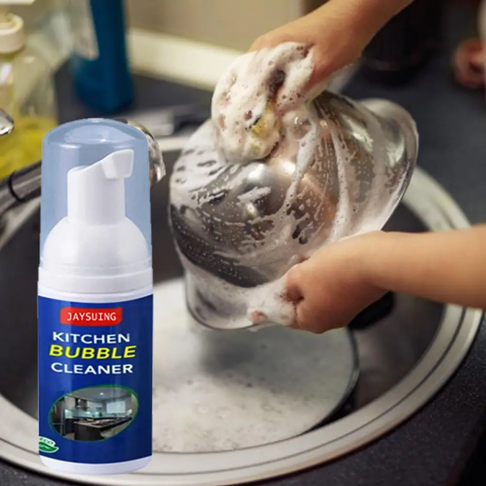 

Grease Cleaning Rust Remover Multi-Purpose Foam Cleaner Kitchen Household Cleaning Bubble Spray Wash Kitchen Tool