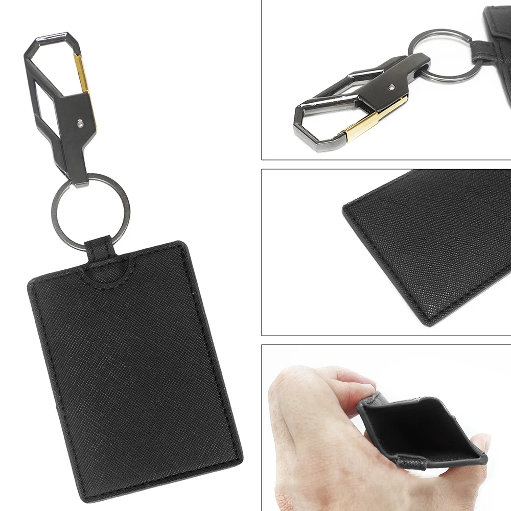 Корпус для ключа-карты держатель защитный кожаный чехол с брелком для Tesla модель 3