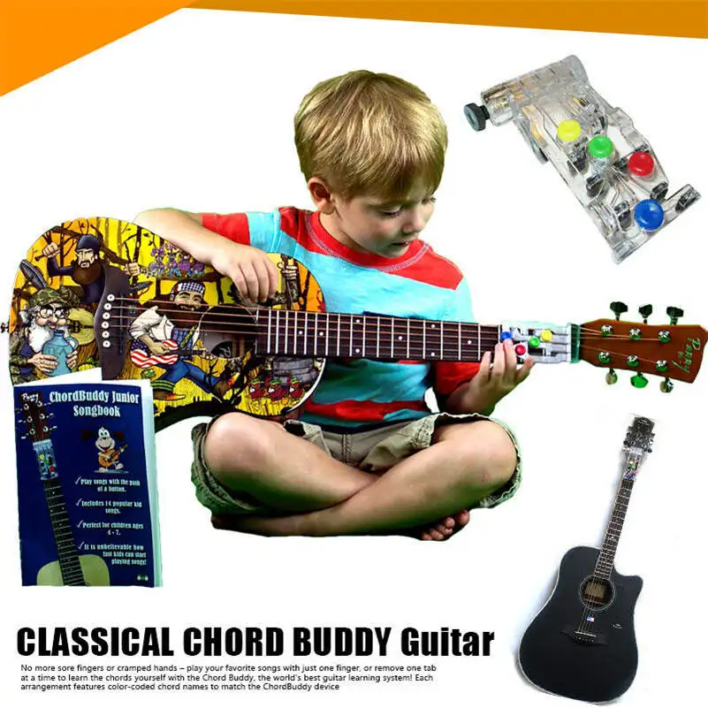  Classical Chord Buddy Guitar Learning System Chordbuddy Teaching Aid Guitar Learning System Teachin - 4000557821225