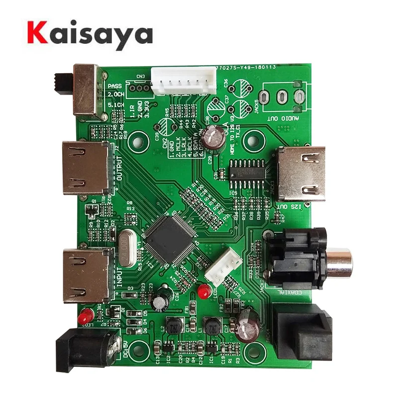 US $29.16 HDMICompatibleMHL To IIS I2S Receiver Board Separate Extract Audio I2SDSDOpticalCoaxial Converter Switch Board T0731