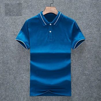 

Homme Men's Polo Shirt Short Sleeve Casual High Quality Cotton Embroidered Polo Shirt Men's Shirts