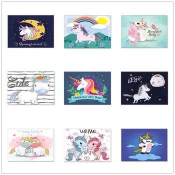 

New Nordic 3D Unicorn Carpet Cartoon Child Bedroom Area Rug Kids Play Mat Soft Flannel Memory Foam Large Carpets for Living Room