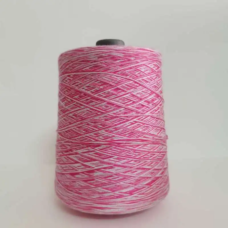 Soft Smooth Fancy Space Dye 8 Ply 100% Pure cotton Yarn Baby Organic Lace Cotton Crochet Knit Sewing Weaving Thread 500g X5309 4