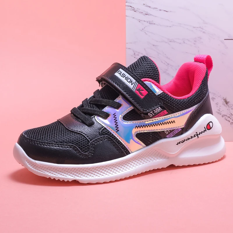 Kids Girls Sports Shoes Cute Children Mesh Sneakers Light Running Shoes Casual for Student Breathable  SD097