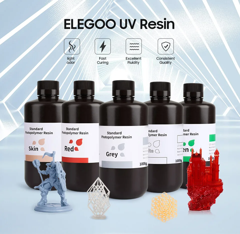 Résine UV Elegoo Standard 1kg - CONSOMMABLES - Nozzler