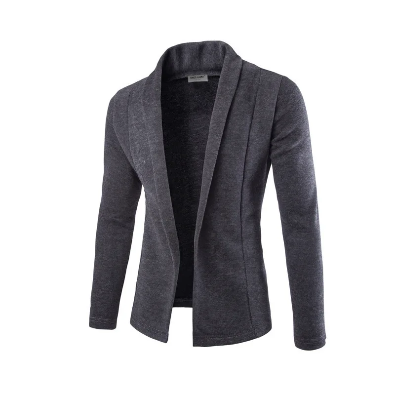 

2019 New Style Men Simplicity Cardigan Slim Fit Sweater Coat Men V-neck Sweater