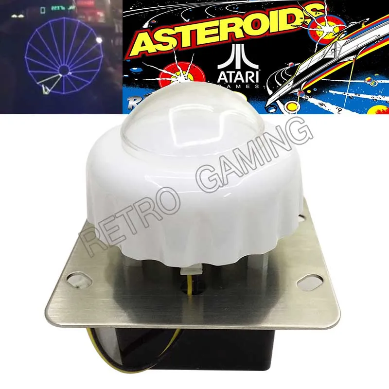 Аркадные астероиды видеоигры светодиодный Джойстик контроллер для шкафа машины