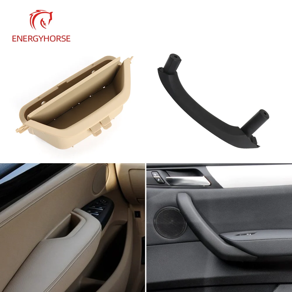 

RHD LHD Interior Driver Side Passenger Door Pull Handle Armrest Panel Cover Trim For BMW X3 X4 F25 F26 2010-2016
