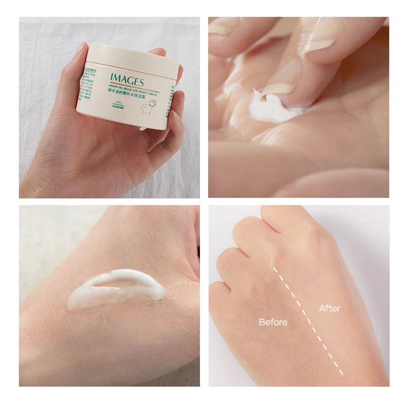 Australia Sheep Oil Lanolin Nourish Face Cream Collagen Moisturizing Soothing Hydrating Brightening Anti-Aging Cream Skin Care - Image 5