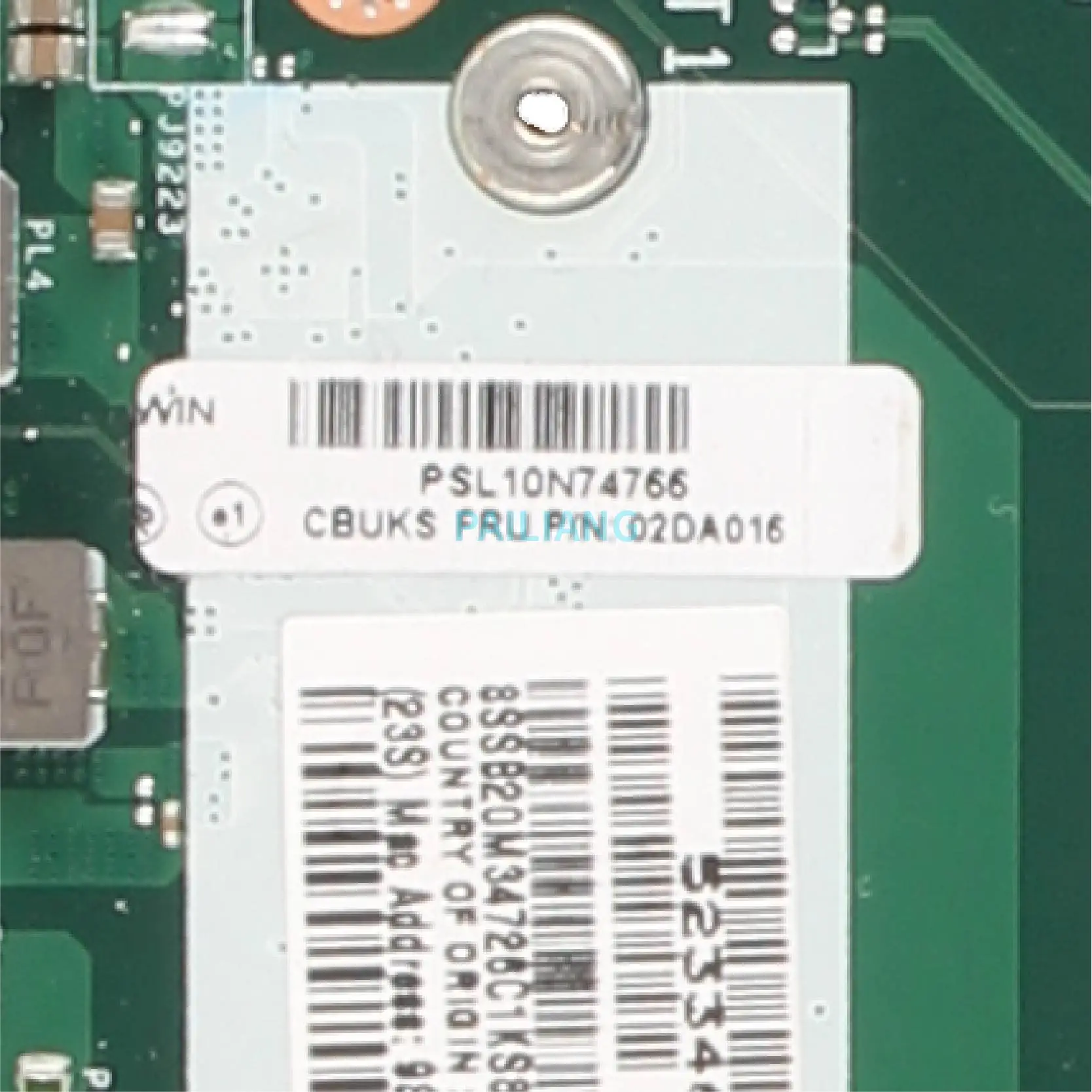 Very best PAILIANG Laptop motherboard For LENOVO Thinkpad YOGA 380 Mainboard SR3L9 i5-8350U 02DA016 LA-F421P