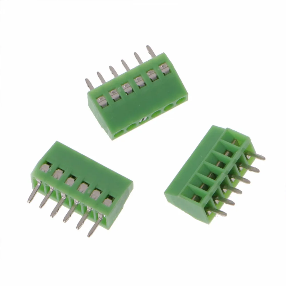 10 шт. 2Pin-10Pin винт PCB Универсальный винтовой клеммные блоки разъем 2,54 мм шаг