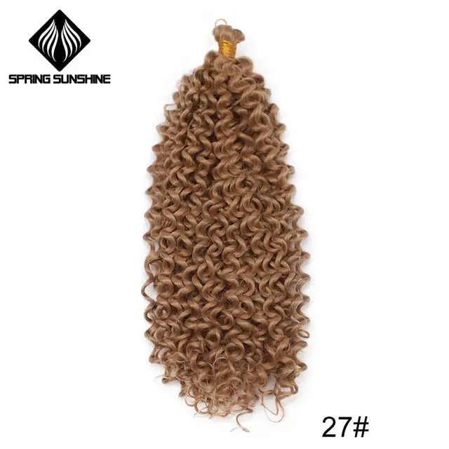 Springsunshine 14inch Water Wave Braiding Hair Extensions Freetress Afro kinky Twist Synthetic Crochet Braids