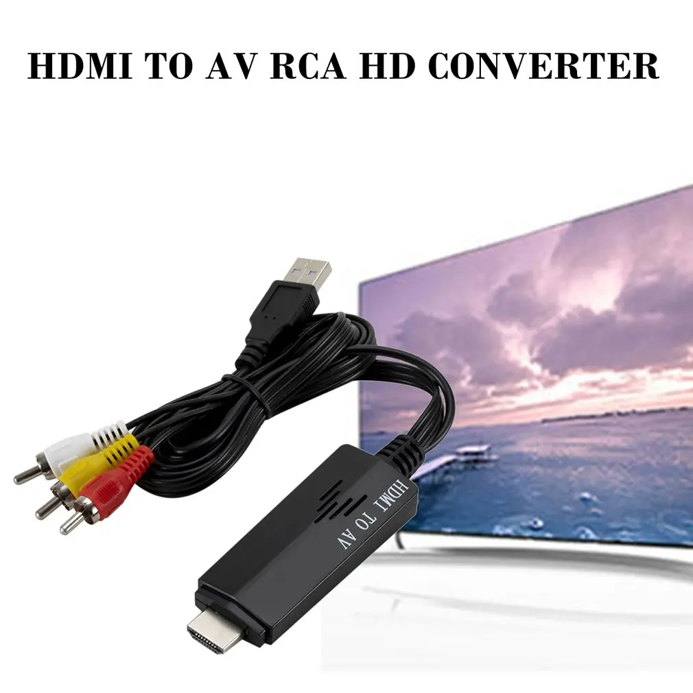 Hdmi в Av Rca Hd конвертер Hdmi в Av 1080P конверсионная линия Hdmi в Av адаптер Конвертация