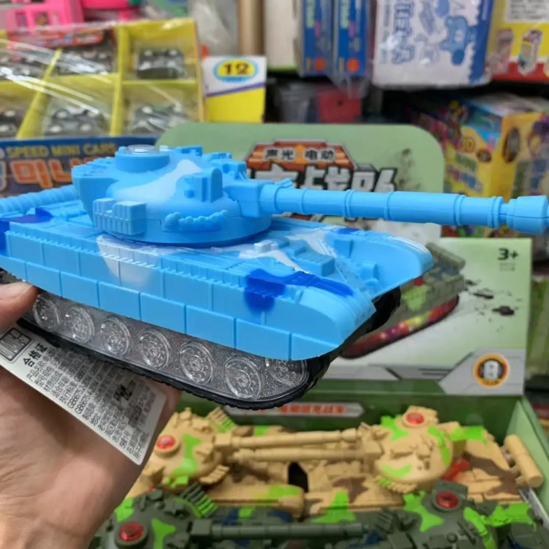 Детская развивающая игрушка танк боевая команда Модель Игрушка музыкальный светильник Электрический Танк модель электрическая игрушка автомобиль