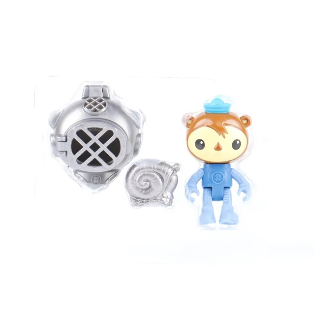 Octonauts 6 Different styles Barnacles Peso Kwazii Tweak Vegimal Gift box Anime Mini Action Figure Model Toys Christmas Gift no box