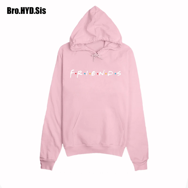  2020 Spring Friends Letter Print Hoodies Women Sweatshirts Harajuku Hooded Sweats Long Sleeve Women