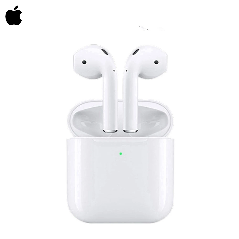 Оригинальная Bluetooth-гарнитура Apple AirPods 2nd с беспроводным зарядным чехлом для iPhone iPad