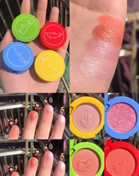 

Mousse Blush Highlighter Palette Bright Shine Shimmer Face Lifting Natural Face Makeup Up Beauty Cosmetics Long-lasting