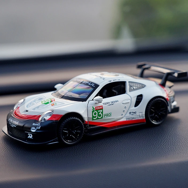 Имитация изысканных литых и игрушечных транспортных средств 911 GT3 RSR модель