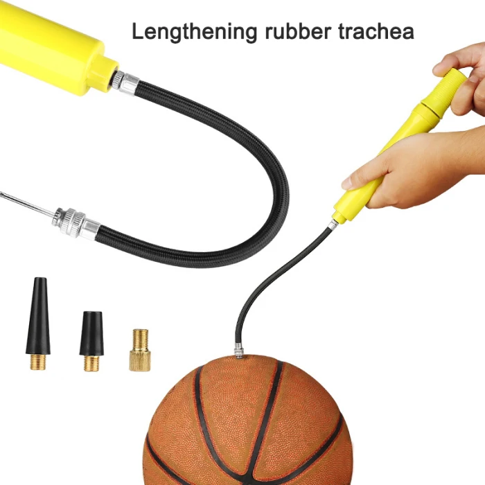 Новый спортивный мяч надувной с иглой двойного направления ручной портативный баскетбольный футбольный воздушный насос XD88