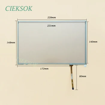 

4 Wire Handwritten Touch ST-101001 for Industrial DVD GPS Navigator Digitizer of 10.1 inch Touch 228x148mm 228*148mm