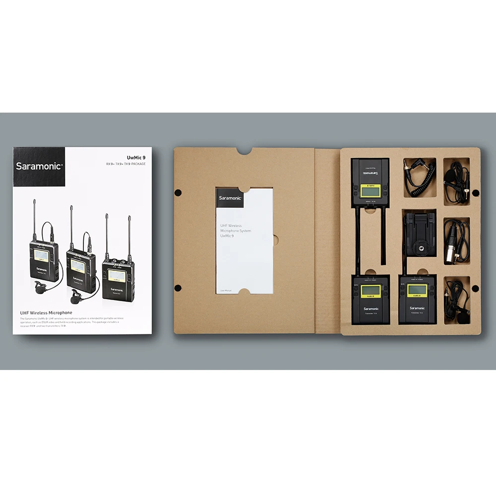 Saramonic UwMic9 Wireless Microphone UHF Wireless