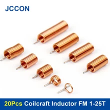 

20Pcs Coilcraft Inductor Copper Wire Hollow Coil Inductance FM Inductor Filter inductance 1/2/3/4/5/6/7/8/10/11/25T