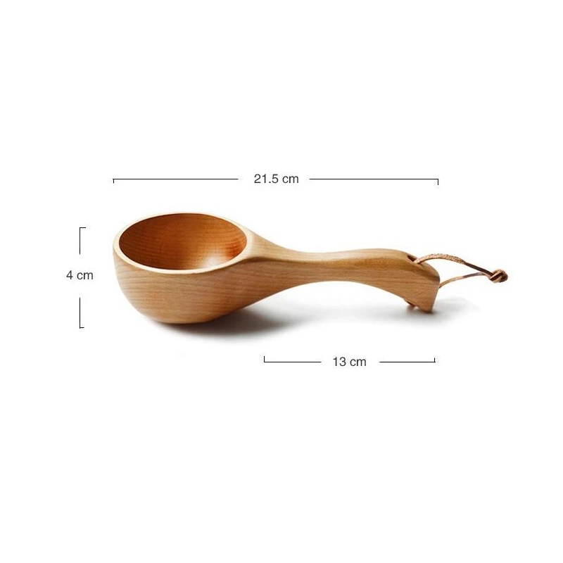 Деревянная ложка для супа с длинной ручкой, натуральные деревянные ложки для риса, здоровая Экологичная деревянная посуда, кухонная ложка для воды