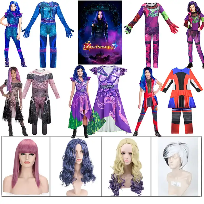 dragon queen mal costume